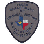 Texas Department of Criminal Justice - Correctional Institutions Division, TX Texas Department of Criminal Justice - Correctional Institutions Division, TX