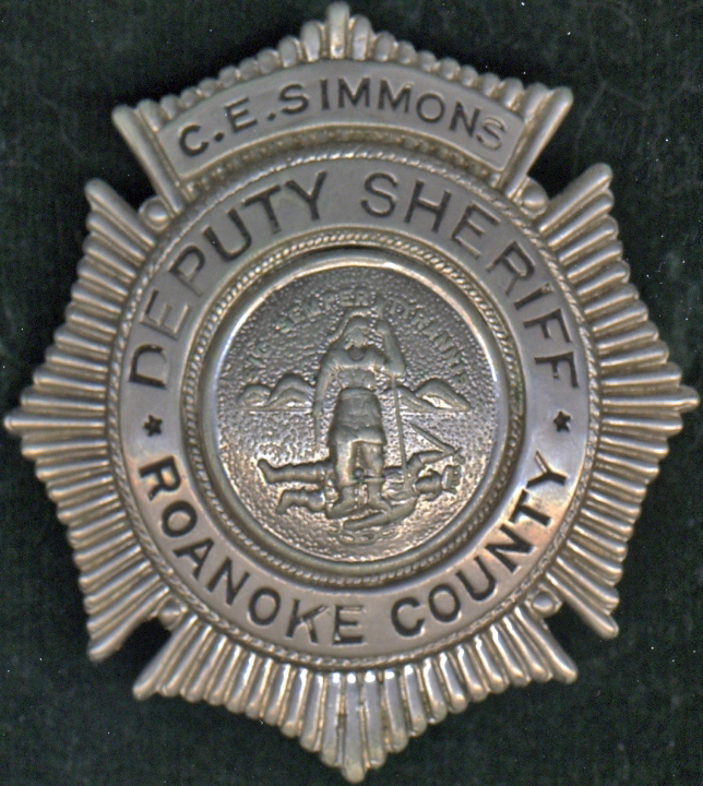 Deputy Sheriff Clarence Edward Simmons | Roanoke County Sheriff's Office, Virginia