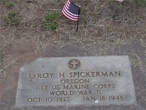 Trooper LeRoy H. Spickerman | Oregon State Police, Oregon