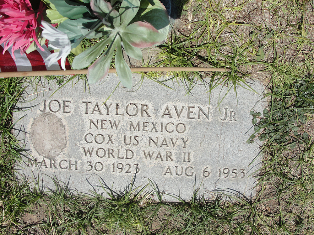 Patrolman Joe Taylor Aven, Jr. | New Mexico State Police, New Mexico