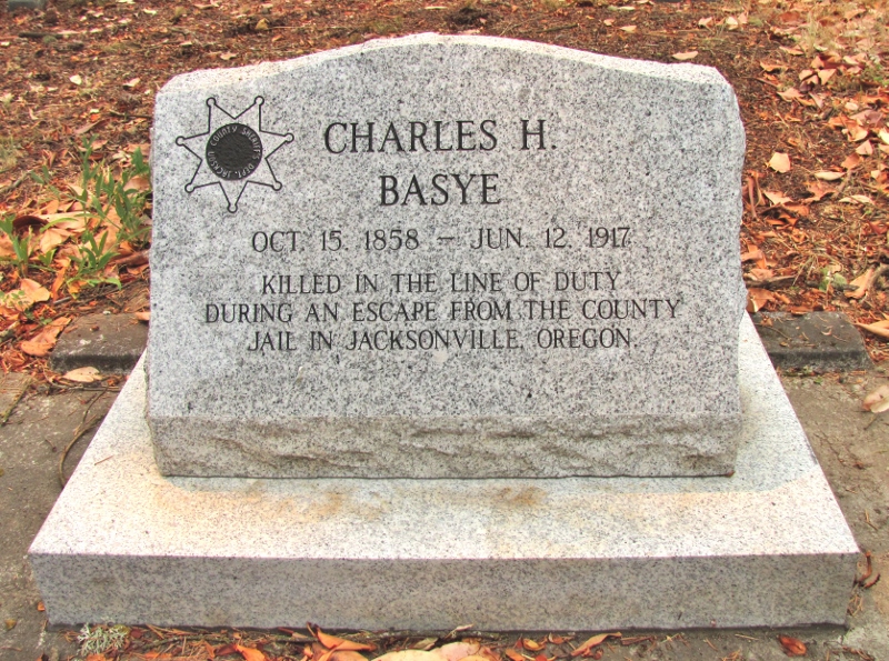Deputy Sheriff Charles H. Basye | Jackson County Sheriff's Department, Oregon