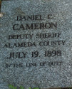 Deputy Sheriff Daniel  Carlisle Cameron | Alameda County Sheriff's Office, California