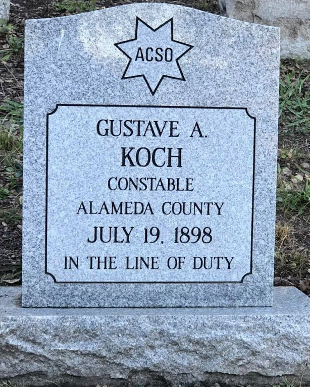 Constable Gustave Adolph Koch | Alameda County Sheriff's Office, California