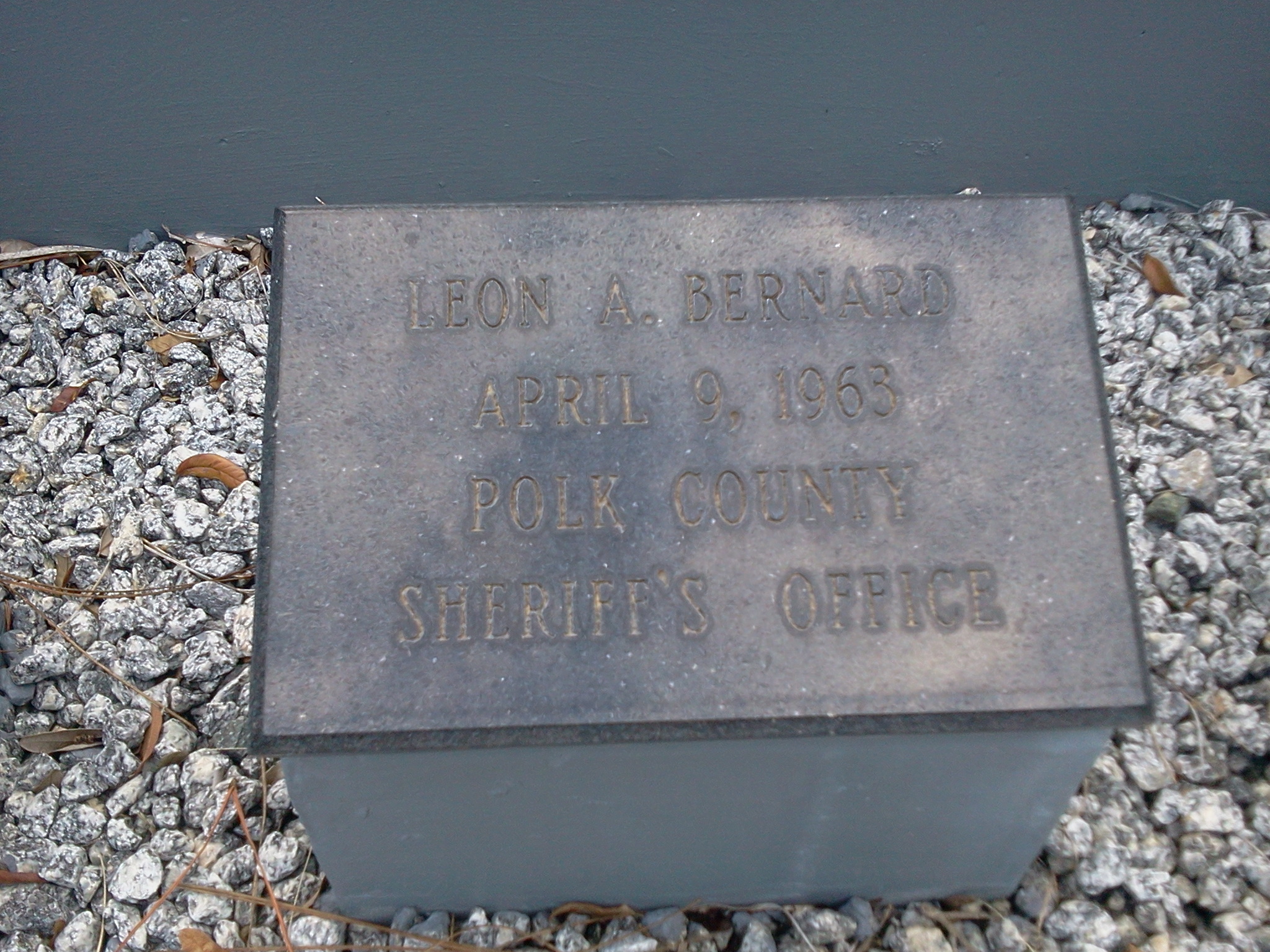 Deputy Sheriff Leon Alexander Bernard | Polk County Sheriff's Office, Florida