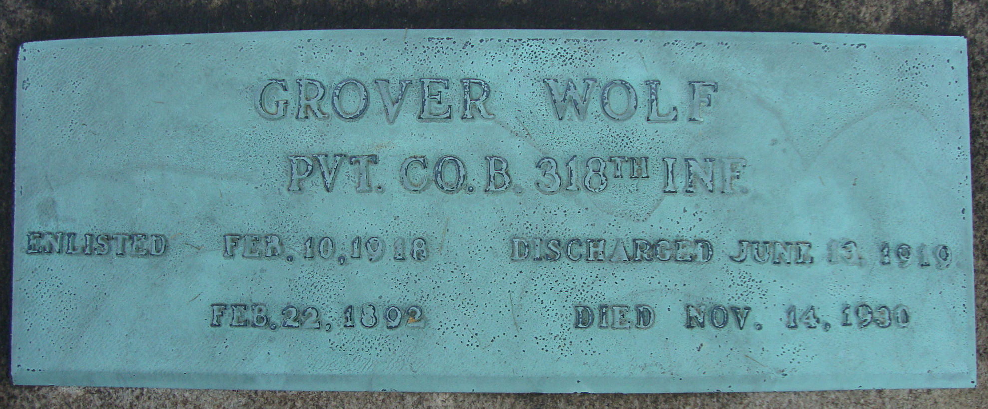 Patrolman Grover C. Wolf | McKees Rocks Borough Police Department, Pennsylvania