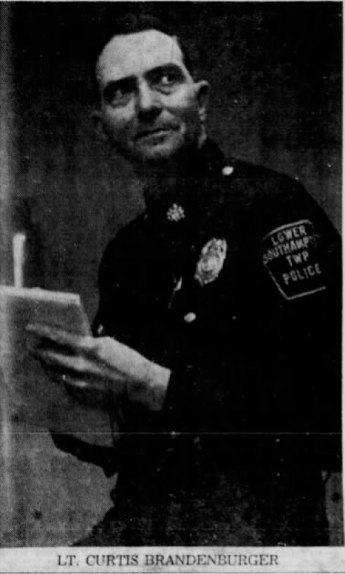 Lieutenant Curtis Alvin Brandenburger | Lower Southampton Township Police Department, Pennsylvania