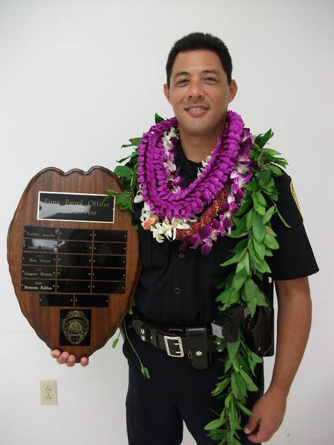 Police Officer II Bronson Kaimana Kaliloa | Hawaii County Police Department, Hawaii