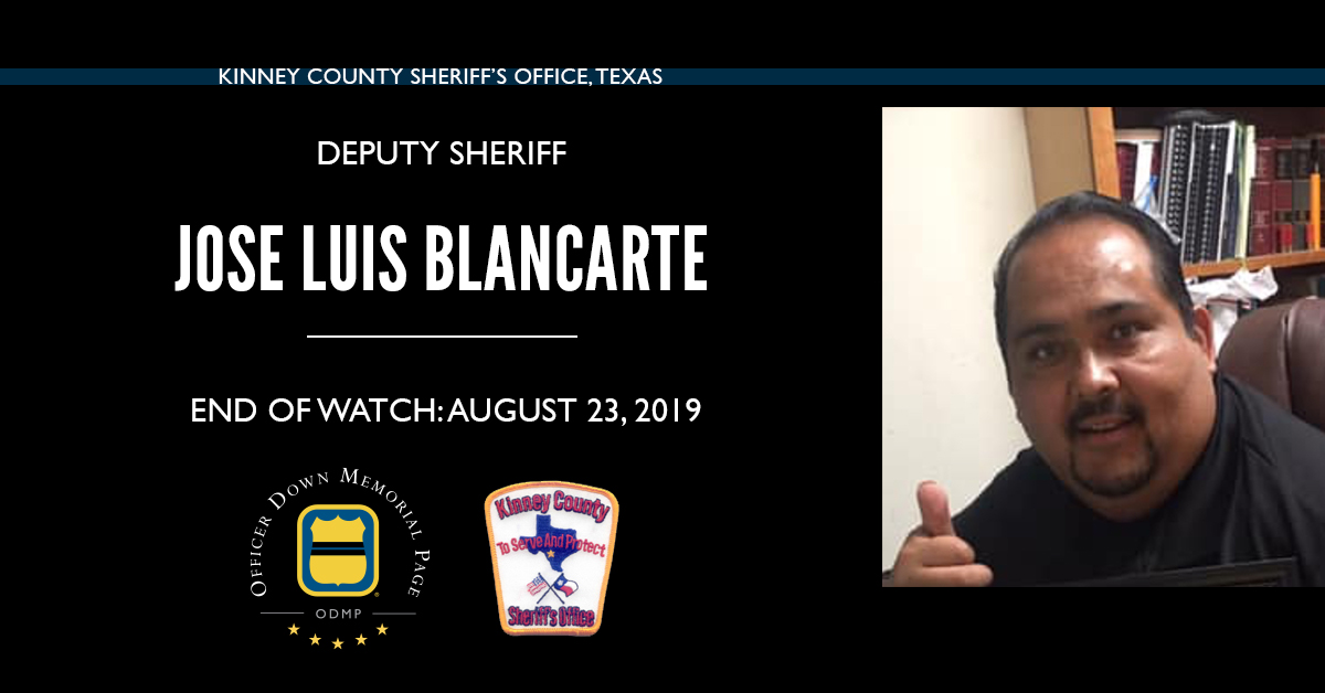 Deputy Sheriff Jose Luis Blancarte | Kinney County Sheriff's Office, Texas