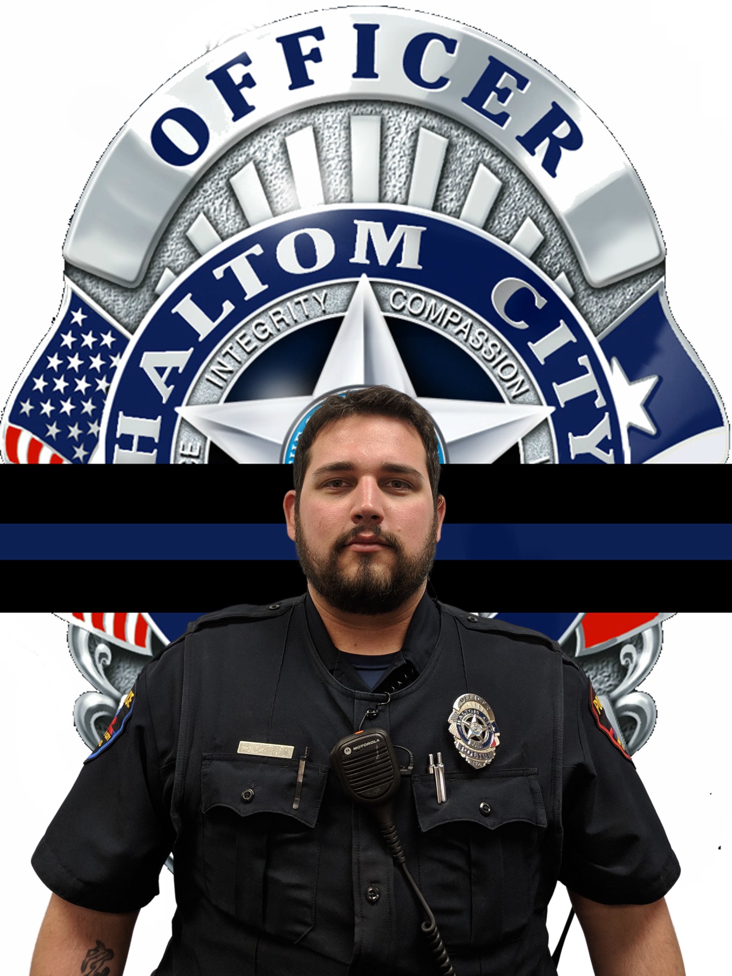 Police Officer Thomas Kristopher Hutchison | Haltom City Police Department, Texas