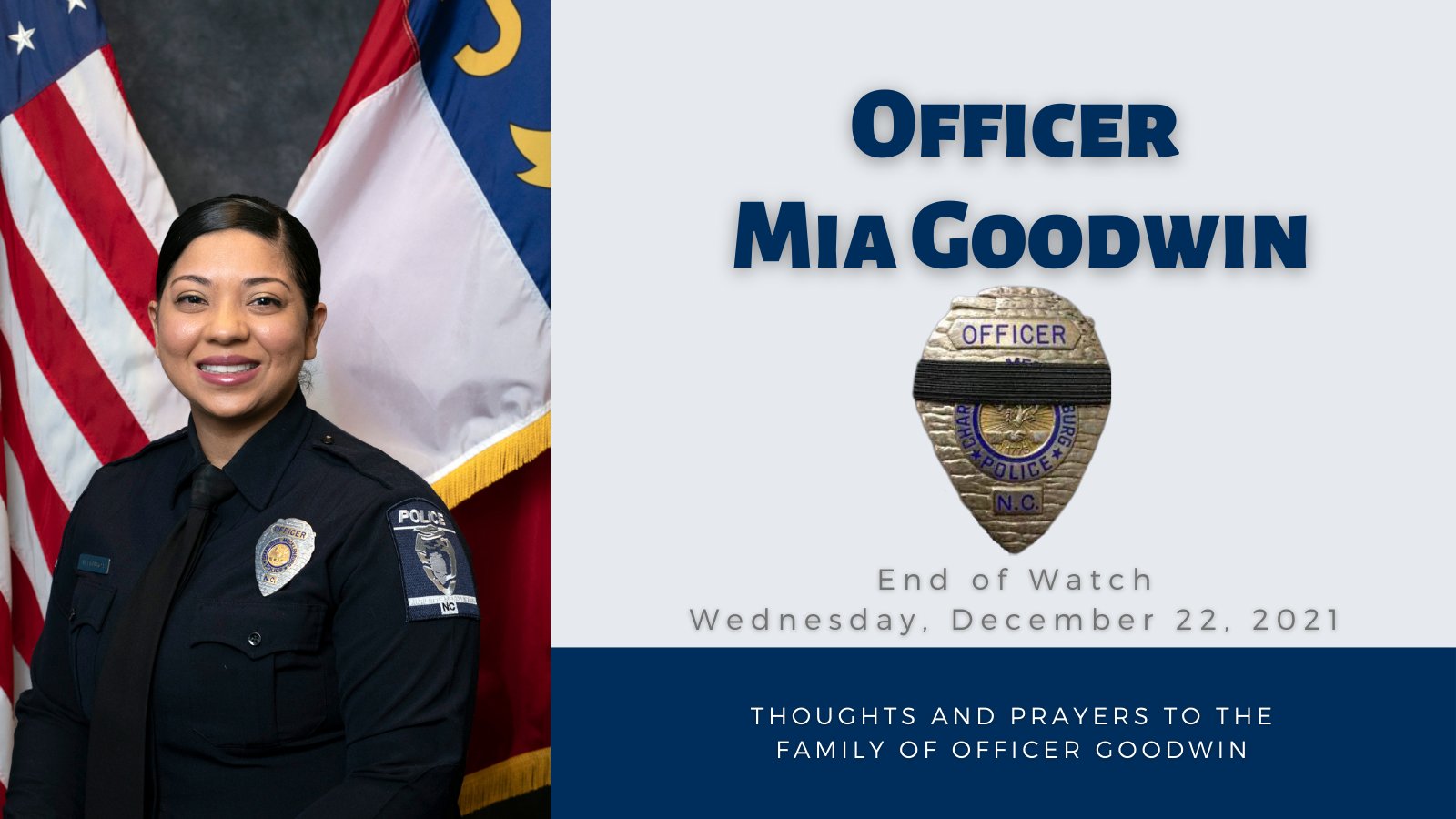 Police Officer Mia Danielle Figueroa-Goodwin | Charlotte-Mecklenburg Police Department, North Carolina