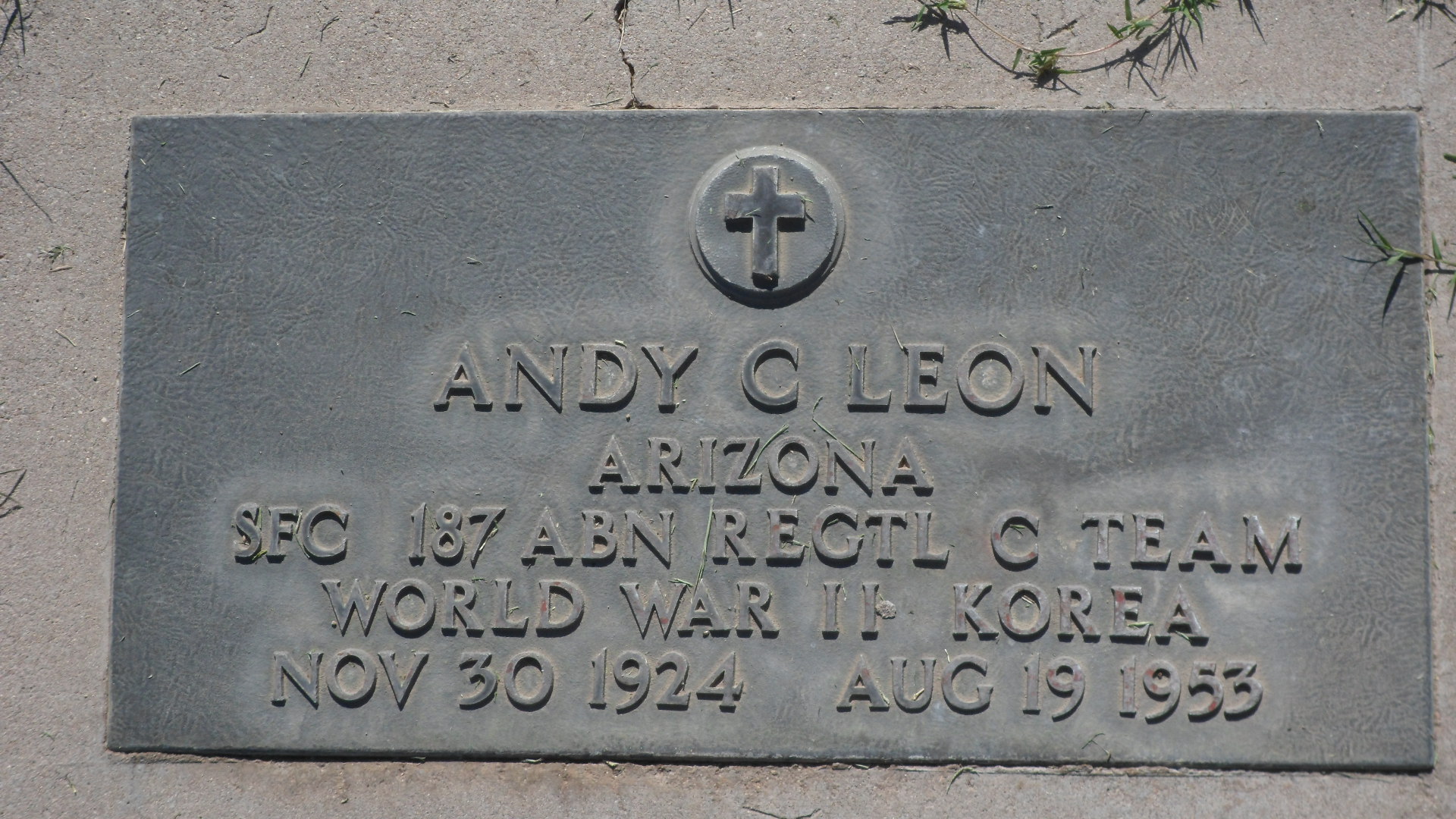 Sergeant First Class Andy Chacon Leon | United States Army Military Police Corps, U.S. Government
