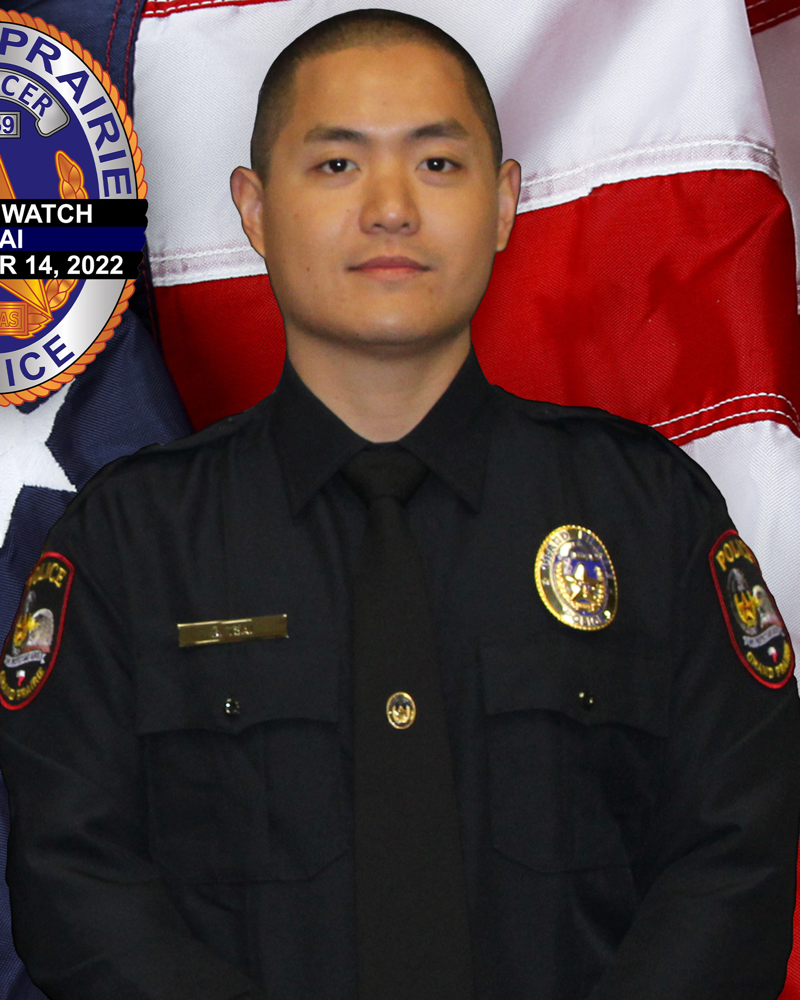 Police Officer Brandon Tsai | Grand Prairie Police Department, Texas