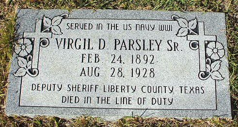 Deputy Sheriff Virgil D. Parsley, Sr. | Liberty County Sheriff's Office, Texas