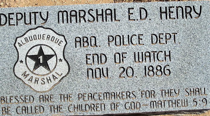 Deputy Marshal E. D. Henry | Albuquerque Police Department, New Mexico