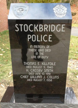 Patrolman Thomas Edward Killfoile | Stockbridge Police Department, Massachusetts