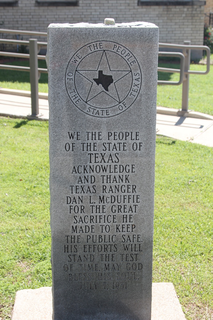 Private Dan Lafayette McDuffie | Texas Rangers, Texas